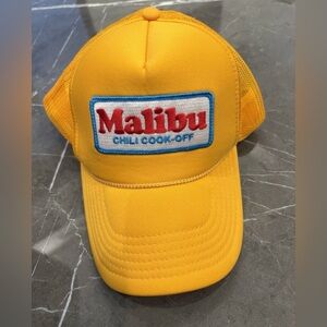Aviator Nation Malibu Chili Cook Off Trucker Hat Yellow